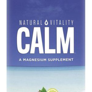 Natural Vitality Calm Magnesium Powder, Raspberry Lemon,4oz