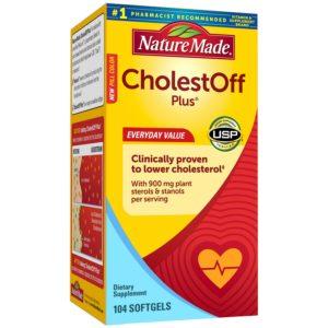 Nature Made CholestOff Plus Softgels Supplement, 104 Count