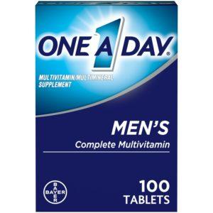One A Day Men’s Multivitamin Tablets, Multivitamins For Men, 100 Ct