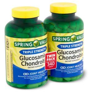Spring Valley Glucosamine Chondroitin Dietary Supplement Twin Pack, 170 Count, 2 Pack