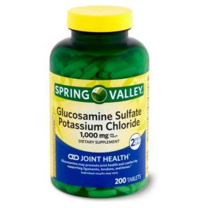 Spring Valley Glucosamine Sulfate Potassium Chloride Dietary Supplement, 1,000 Mg, 200 Count