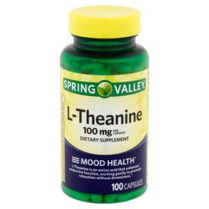 Spring Valley L-Theanine Capsules, 100 Mg, 100 Ct
