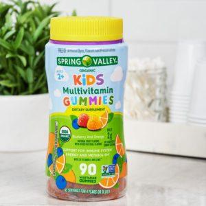 Spring Valley Organic Kids’ Multivitamin Vegetarian Gummies, 90ct