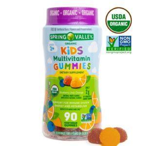 Spring Valley Organic Kids’ Multivitamin Vegetarian Gummies, 90ct