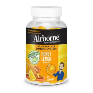 Airborne Honey Lemon Gummies, 42 Count