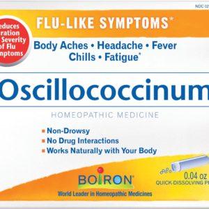 Boiron Oscillococcinum Unit Dose, Homeopathic Medicine For Flu-Like Symptoms, 12 Doses
