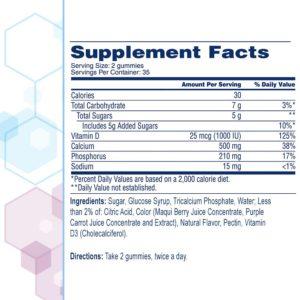 Citracal Gummies Calcium Supplement With Vitamin D3, 70 Count
