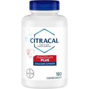 Citracal Maximum Plus Calcium Citrate With Vitamin D3, Caplets, 180ct