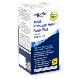 Equate Men’s Prostate Health Beta Plus Dietary Supplement, 60 Count