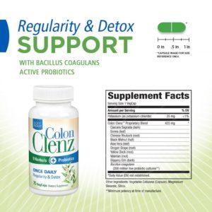 Fast-Acting Colon Cleanse Body Detox Capsules, 75 Ct, Colon Clenz By BodyGold