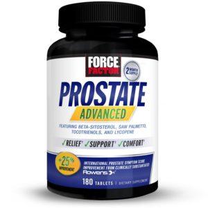 Force Factor Prostate Advanced, Health Supplement For Men For Reducing Nighttime Bathroom Trips,