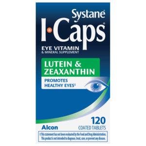 I-Caps Lutein And Zeaxanthin Eye Vitamin Coated Tablets, 120 Ct