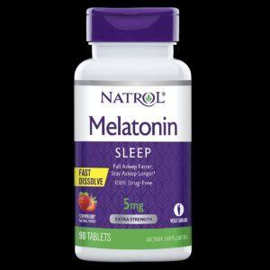 Natrol Extra Strength Melatonin Fast Dissolve Tablets, 5mg, 90 Count