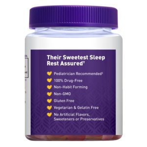 Natrol Kids Melatonin Gummies, Sleep Support, Berry, 1mg, 60ct