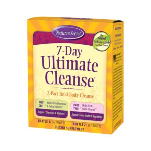 Nature’s Secret 7-Day Ultimate Cleanse Dietary Supplement, 72 Count