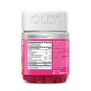 OLLY Undeniable Beauty Gummy Supplement For Hair, Skin, Nails, 60 Ct