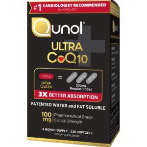Qunol Ultra CoQ10 Softgels, 100 Mg, 120 Ct