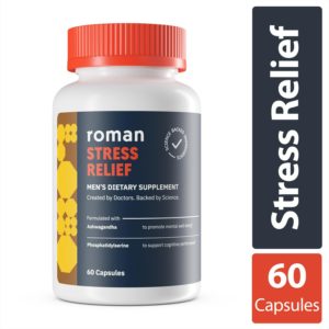 Roman Stress Relief Supplement For Men With Ashwaganda, 60 Capsules