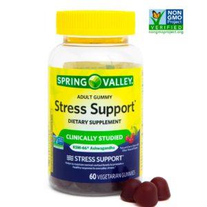 Spring Valley Ashwagandha Stress Support Vegetarian Gummies, 60ct