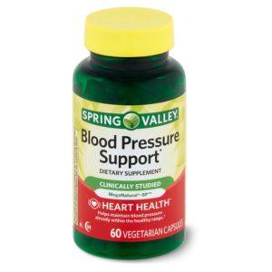 Spring Valley Blood Pressure Support Dietary Supplement, 60 Count