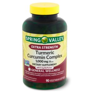 Spring Valley Extra Strength Turmeric Curcumin Complex Dietary Supplement, 1,000 Mg, 90 Count