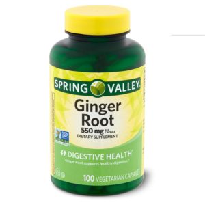 Spring Valley Ginger Root Capsules, 550 Mg, 100 Ct