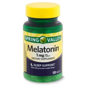 Spring Valley Melatonin Dietary Supplement, 1 Mg, 120 Count