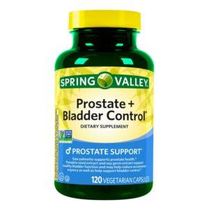 Spring Valley Prostate + Bladder Control Dietary Supplement, 120 Vegetarian Capsules