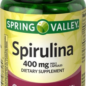 Spring Valley Spirulina Capsules, 400mg, 90 Count