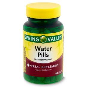 Spring Valley Water Pills Dietary Supplement, 60 Count