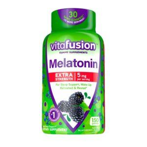 Vitafusion Extra Strength Melatonin Gummy Vitamins, 5mg, 150 Ct Gummies