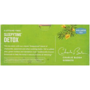 Celestial Seasonings Sleepytime Detox Herbal Wellness Tea, 20 Ct Tea Bags